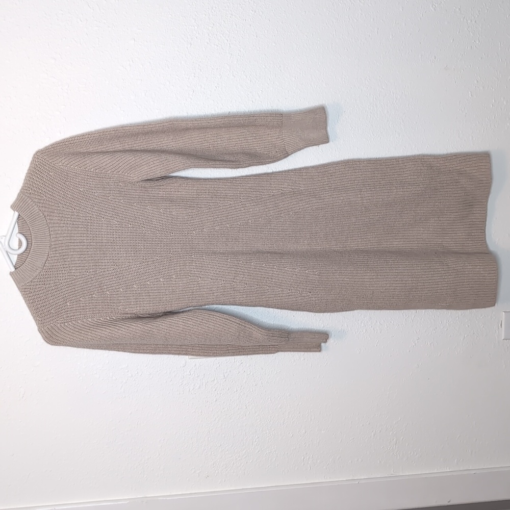 H&M Beige Knit Sweater dress  size XS